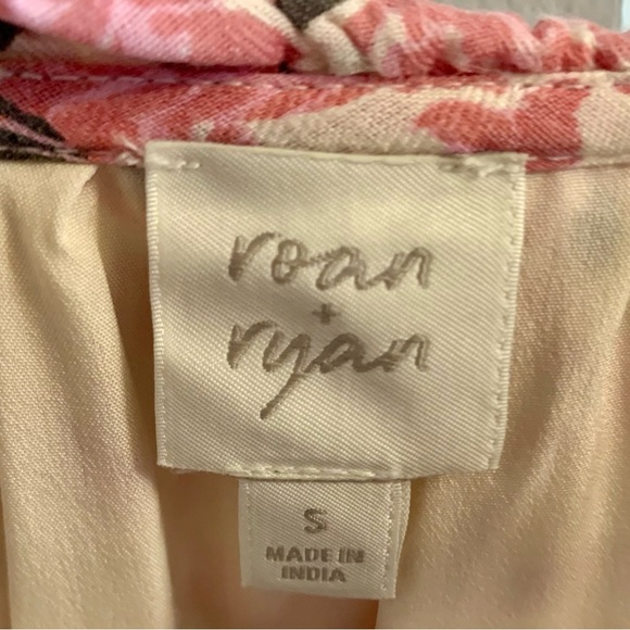 Evereve Roan + Ryan Pink Floral Dress Size Small - Picture 5 of 10